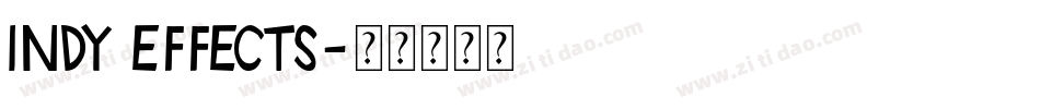 Indy Effects字体转换
